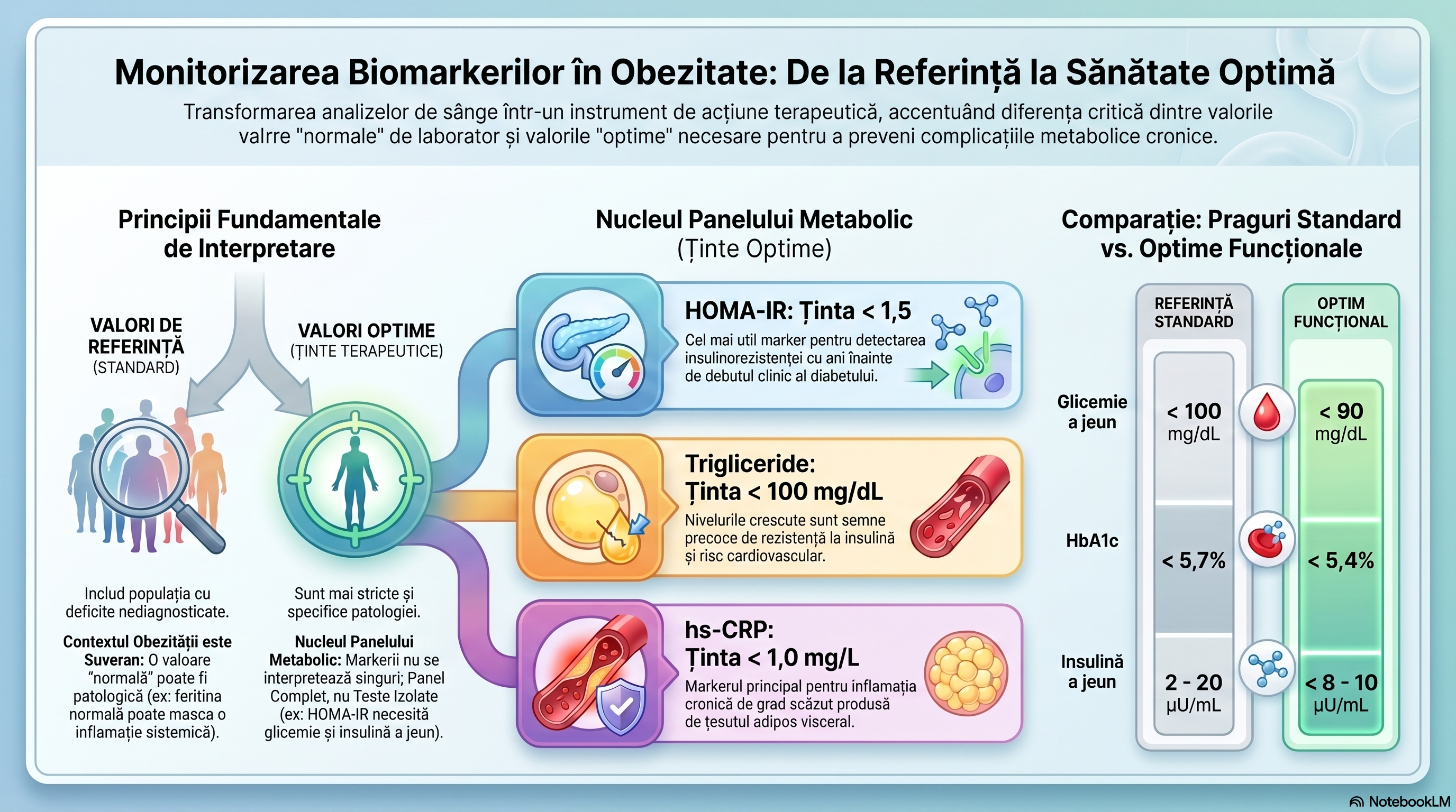 Monitorizarea biomarkerilor în obezitate
